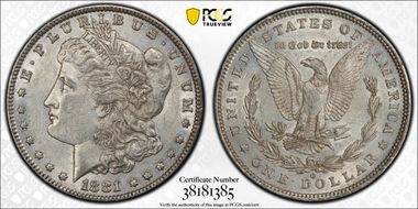 1881-O $1 AU53