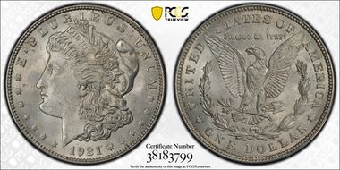 1921 $1 Morgan N1
