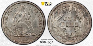 1876-CC 10C MS64+