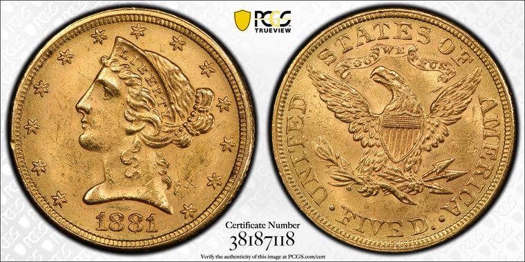 Cert 38187118 - Coin Image