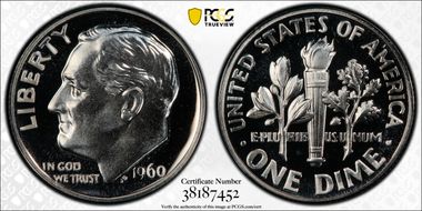 1960 10C DDO FS-104 PR67CAM