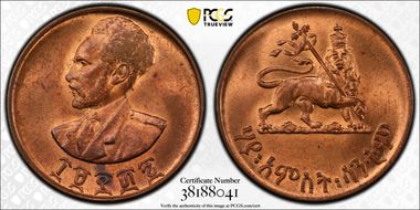 EE1936 (1943-44) 25C KM-35 MS64RB