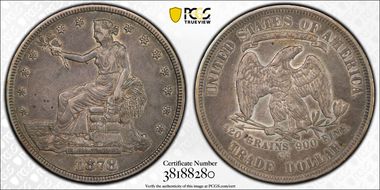 1878-CC T$1 Trade XF45