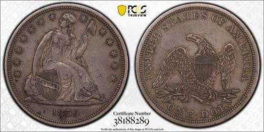 1859 $1 XF45