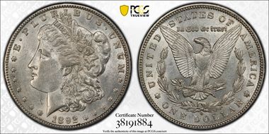 1892-O $1 AU55
