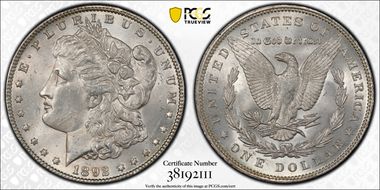 1892 $1 MS63