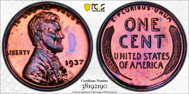 Cert 38192190 - Coin Image