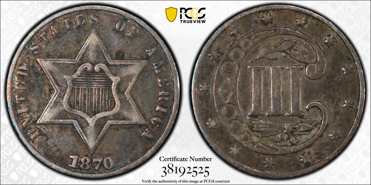Cert 38192525 - Coin Image