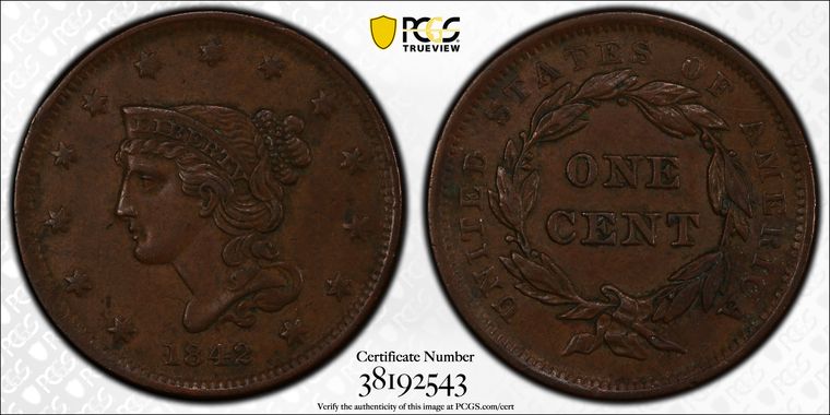 Cert 38192543 - Coin Image