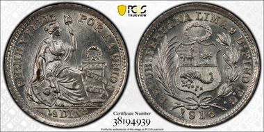 1916-FG 1/2 Din KM-206.2 MS65