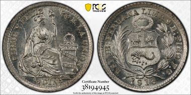 1916-FG 1/2 Din KM-206.2 MS65