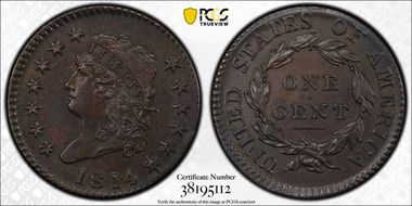 1814 1C S-294, Crosslet 4 AU58BN