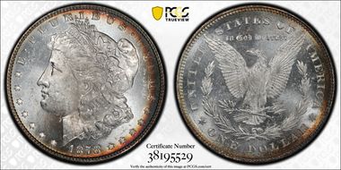 1878 7TF $1 VAM 79, Fill in 8s MS62