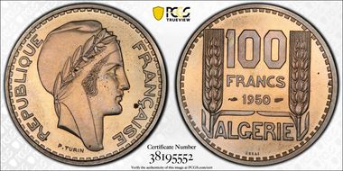 1950 P100 Fr Lec-53 Essai Pft SP63