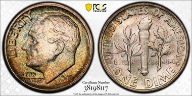 1946-S 10C MS67FB