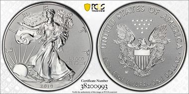 2019-W $1 Silver Eagle Enhanced Rev PR Pride of Two Nations, U.S. Set PR70