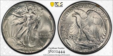1941 50C MS67