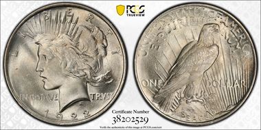 1922 $1 MS66+