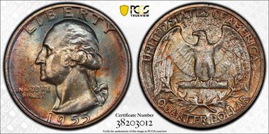 1955 25C MS67