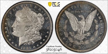 1885-O $1 MS63DMPL