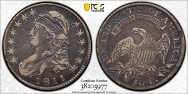 1811 50C Large 8 VF35