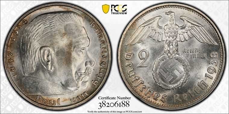 Cert 38206188 - Coin Image