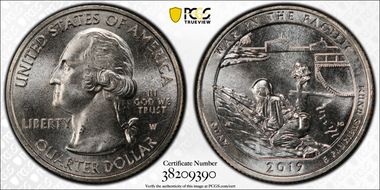 2019-W 25C War in the Pacific NP MS66