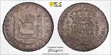 1758-G J 8 R Calico-436 MS63