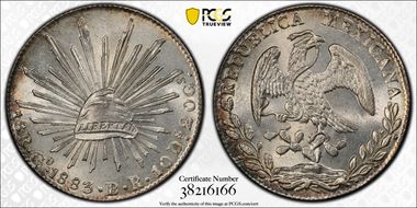 1883-Go BR/SR 8 R Go65 MS65