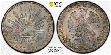 1837-Go PJ 8 R Go19 MS64