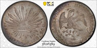 1897-Cn AM 8 R Cn59 MS65