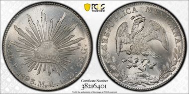 1893-Pi MR 8 R Pi84 MS65