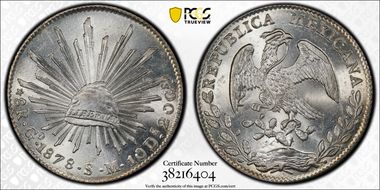 1878-Go SM S/F 8 R Go59 MS65