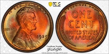 1929 1C MS66RB
