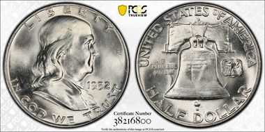 1952-D 50C FS-401 "Booger" Variety MS64FBL