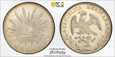 1895-Mo AM 8 R Mo81 MS65