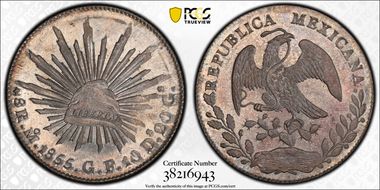 1855-Mo GF 8 R Mo41 MS65