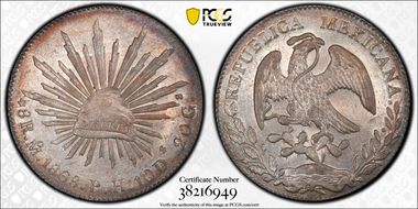 1868-Mo PH 8 R Mo54 MS64