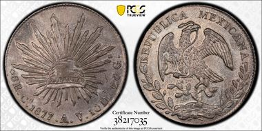 1877-Ca AV 8 R Ca56 MS62