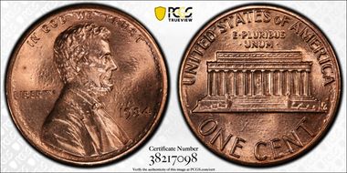 1984 1C Doubled Die Obverse MS64RD