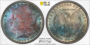 1896 $1 MS63