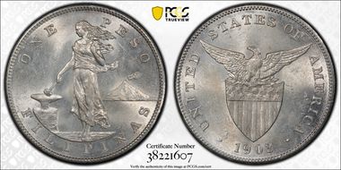 1903 Peso MS62
