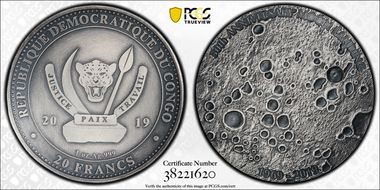 2019 20 Fr Apollo 11 50th Anniversary Antique Finish MS64