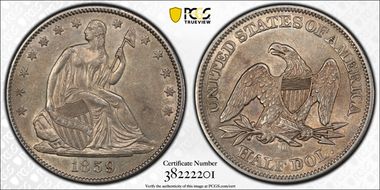 1859-O 50C WB-9, RPD FS-301 AU53