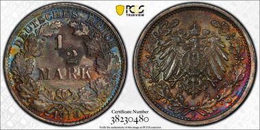 1918-F 1/2 Mk J-16 MS64