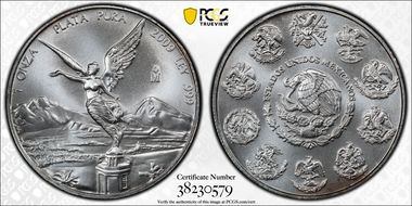 2009-Mo Onza Libertad Ag MS68