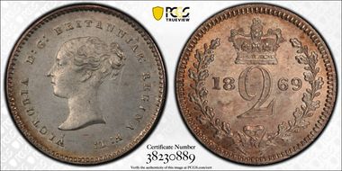 1869 2D Mdy S-3919 PL64+