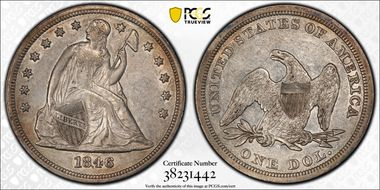 1846 $1 AU53