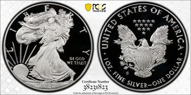 2019-S $1 Silver Eagle First Strike - Chicago ANA PR70DCAM