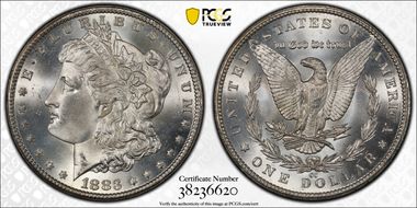 1883-CC $1 MS66